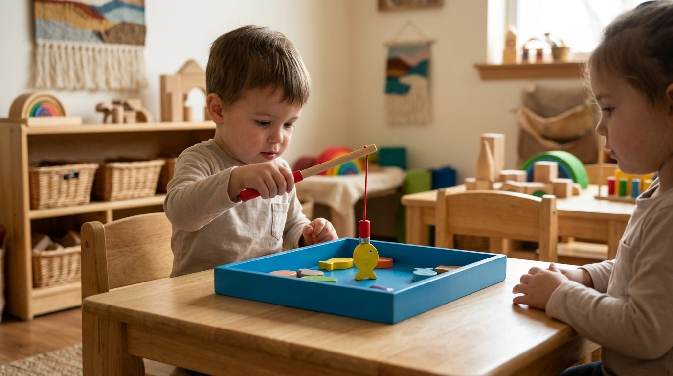 Magnetic Fishing Toy Set for Skill-Building Screen-Free Play